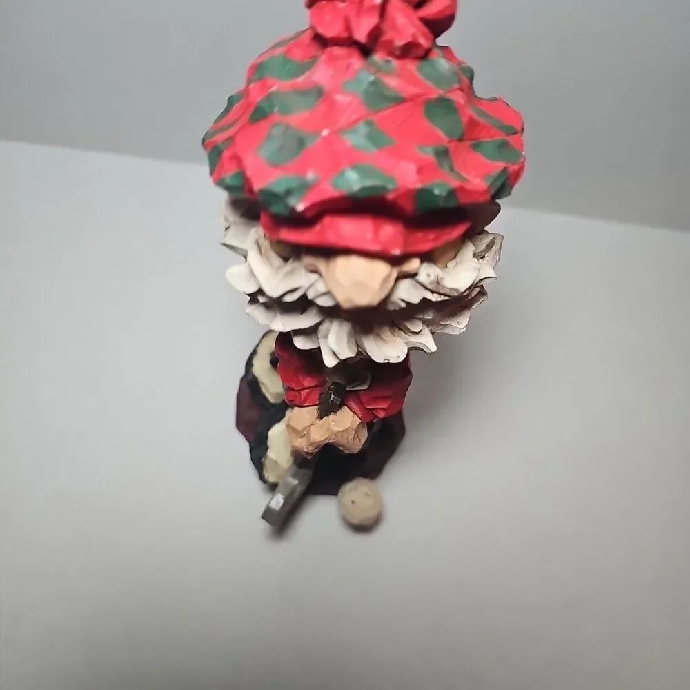 Vintage JC Penny Santa Claus Golfer Bobblehead Christmas 1998